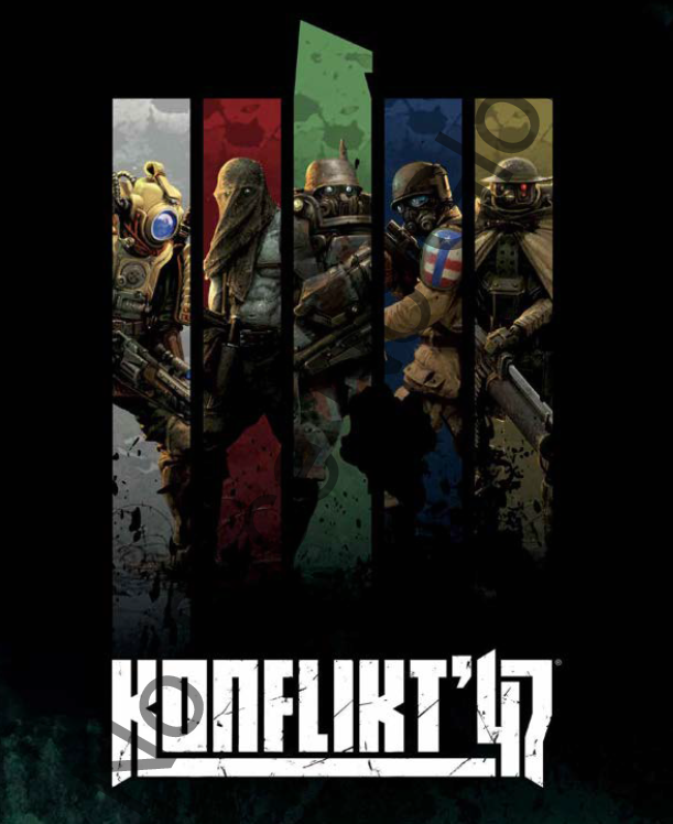 Inquisitor Tom holds a Konflikt 47 Demo