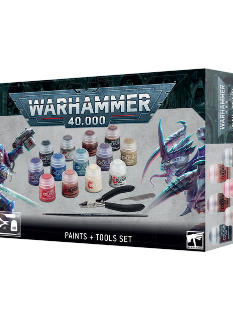 40K PAINTS + TOOLS SET