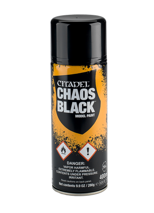 CHAOS BLACK SPRAY PAINT