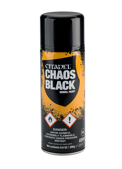 CHAOS BLACK SPRAY PAINT