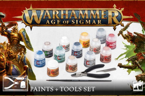 AGE OF SIGMAR PAINTS AND TOOL SET